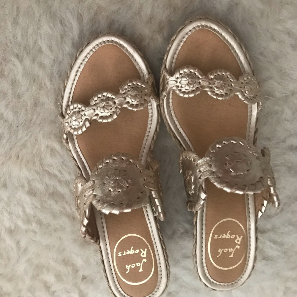 Jack Rogers Shelby wedge size 6.5 NEW